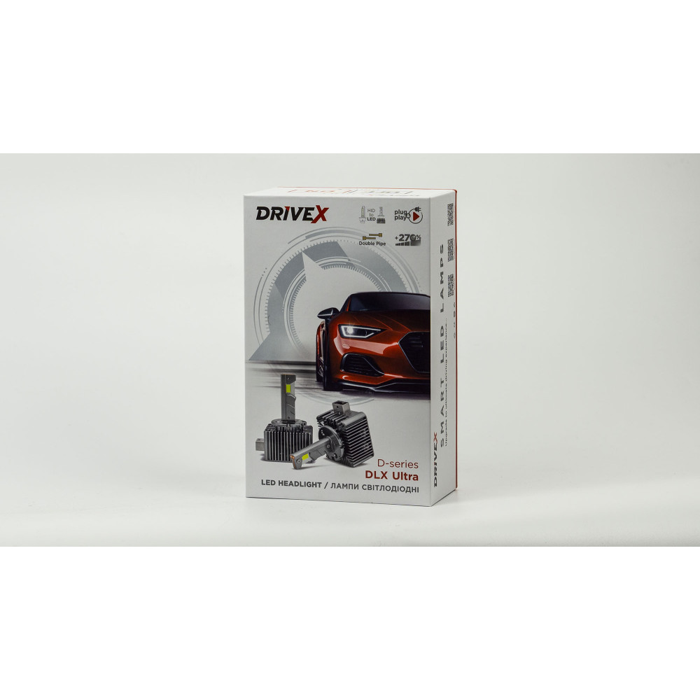 LED лампы автомобильные DriveX D4S DLX Ultra (New 2025) под штатный блок розжига