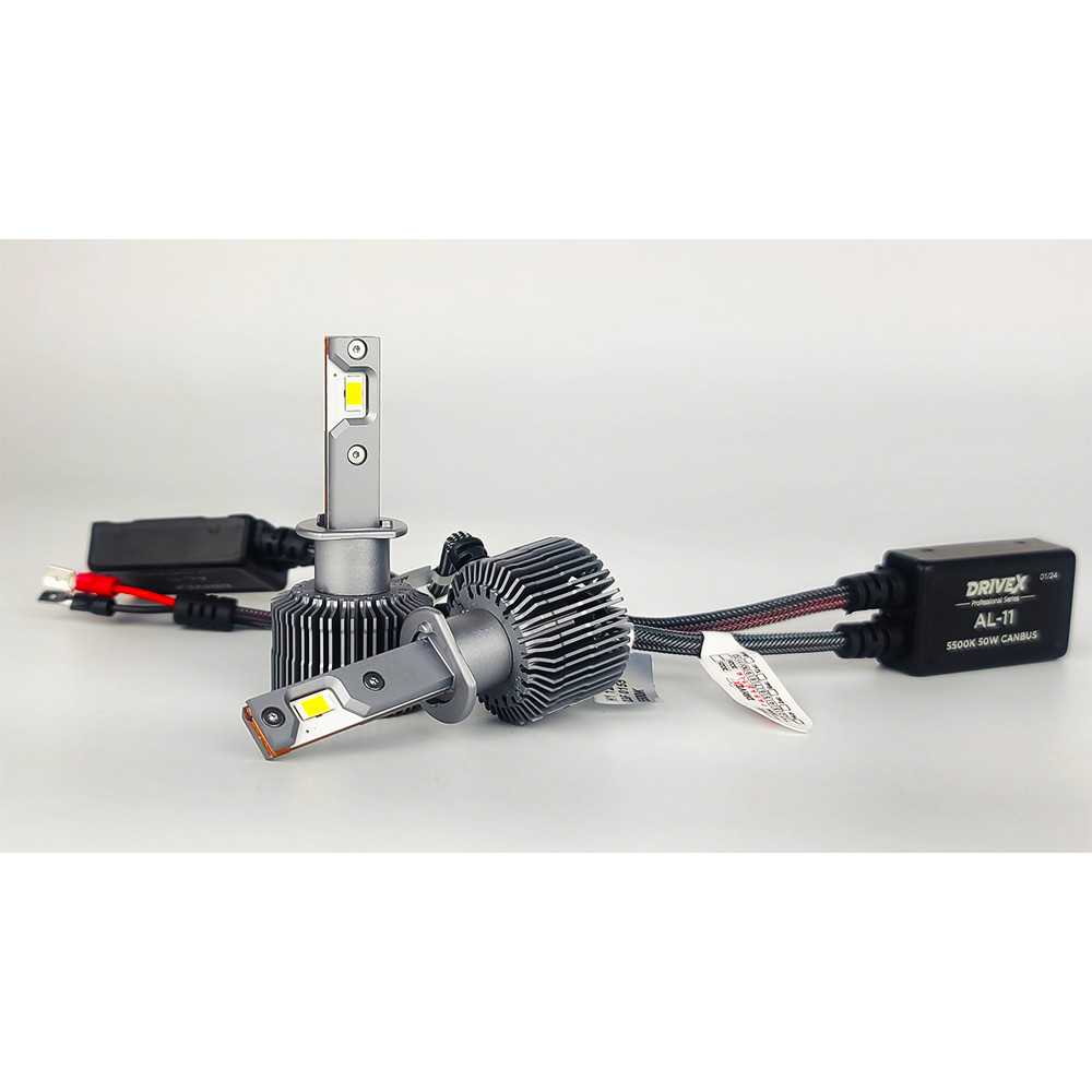 LED лампи автомобільні DriveX AL-11S H1 5.5K 50W CAN