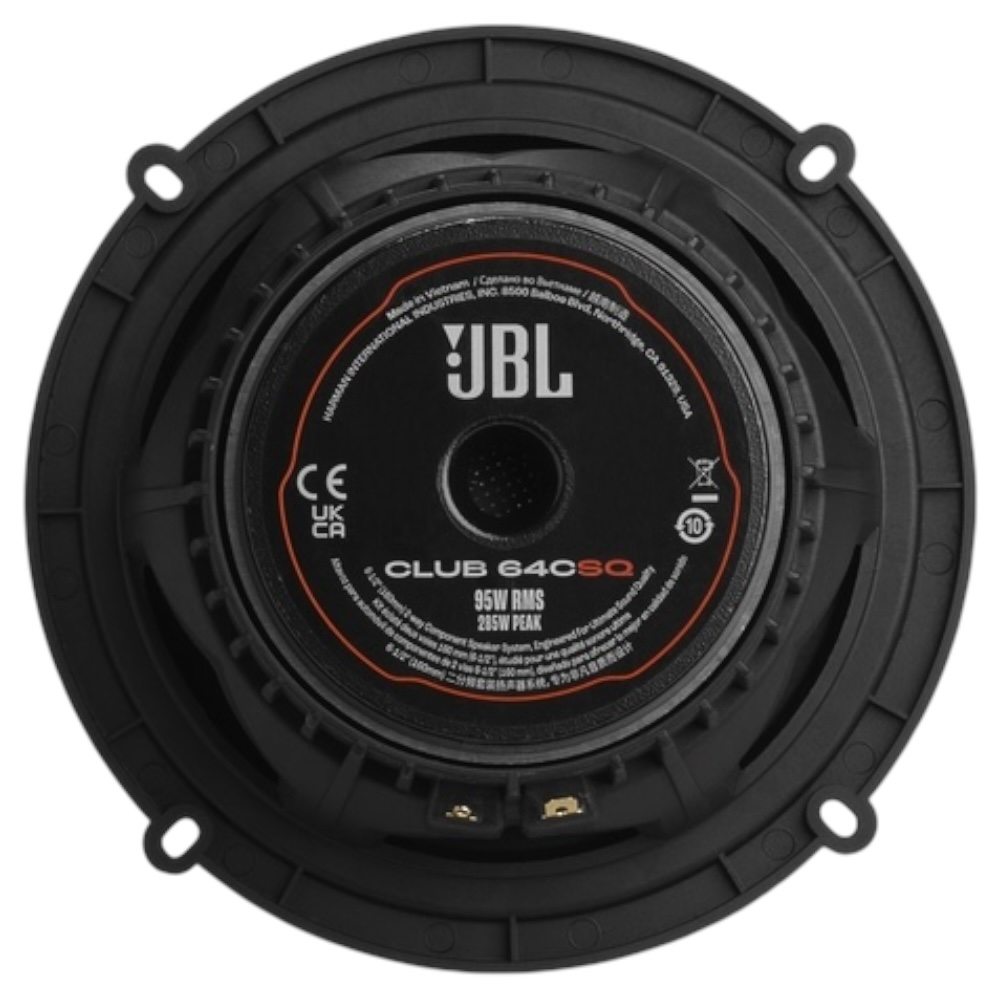 Автомобільні компонентні динаміки JBL CLUB 64CSQ (6-6.5″ 16-17 см) 95W