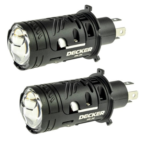 Led лампи з лінзою Decker RGX-02 H4 5500K 45/65W (2 шт.)