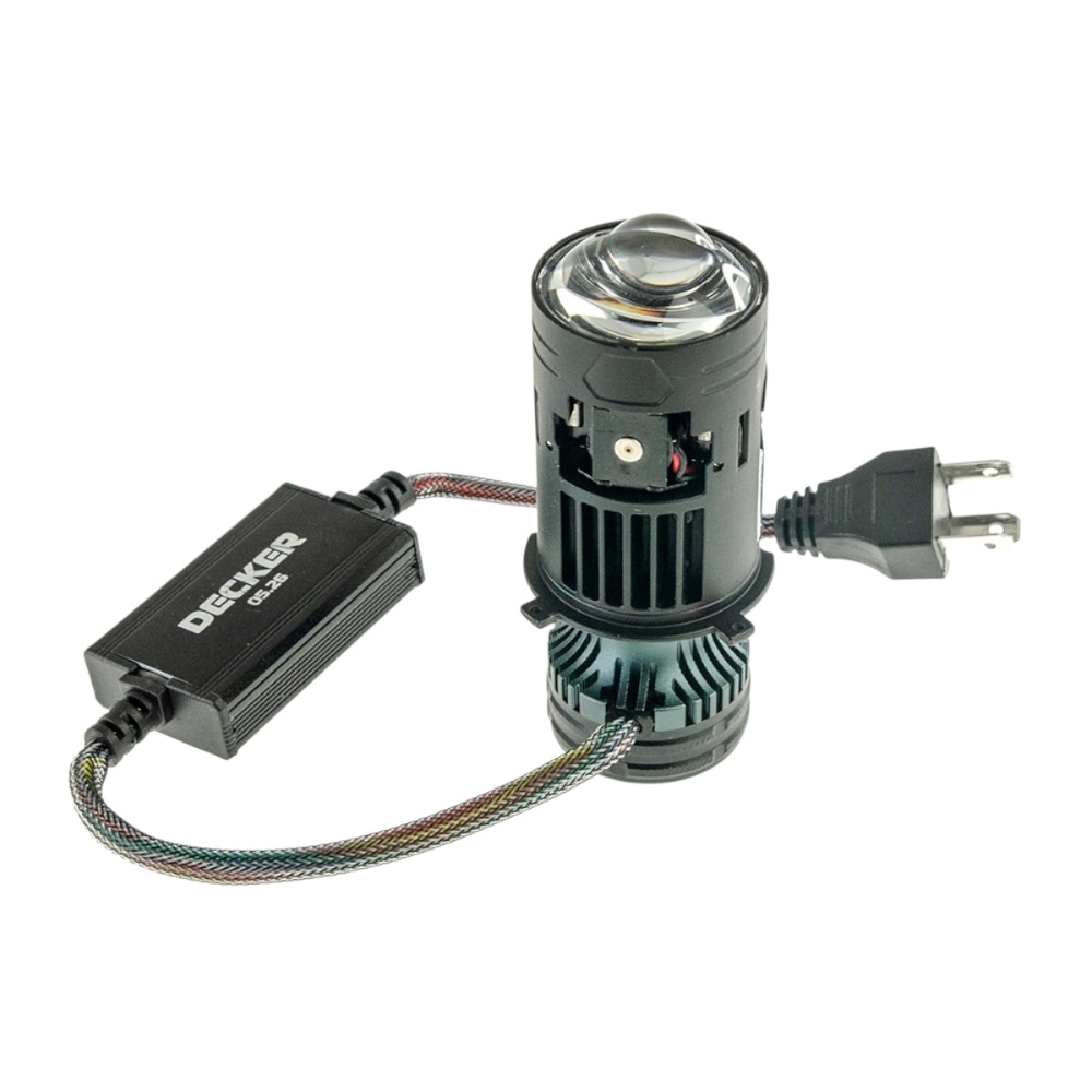 Міні лед лінзи Decker RGX-01 H4 5500K 65/85W (2 шт.)