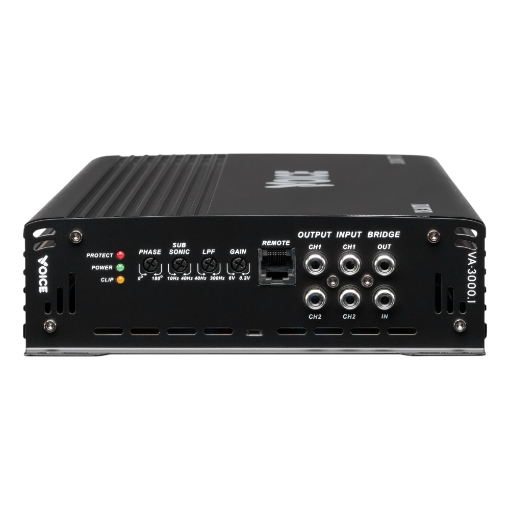 Автомобільний одноканальний підсилювач звуку Voice VA-3000.1 - потужний моноблок