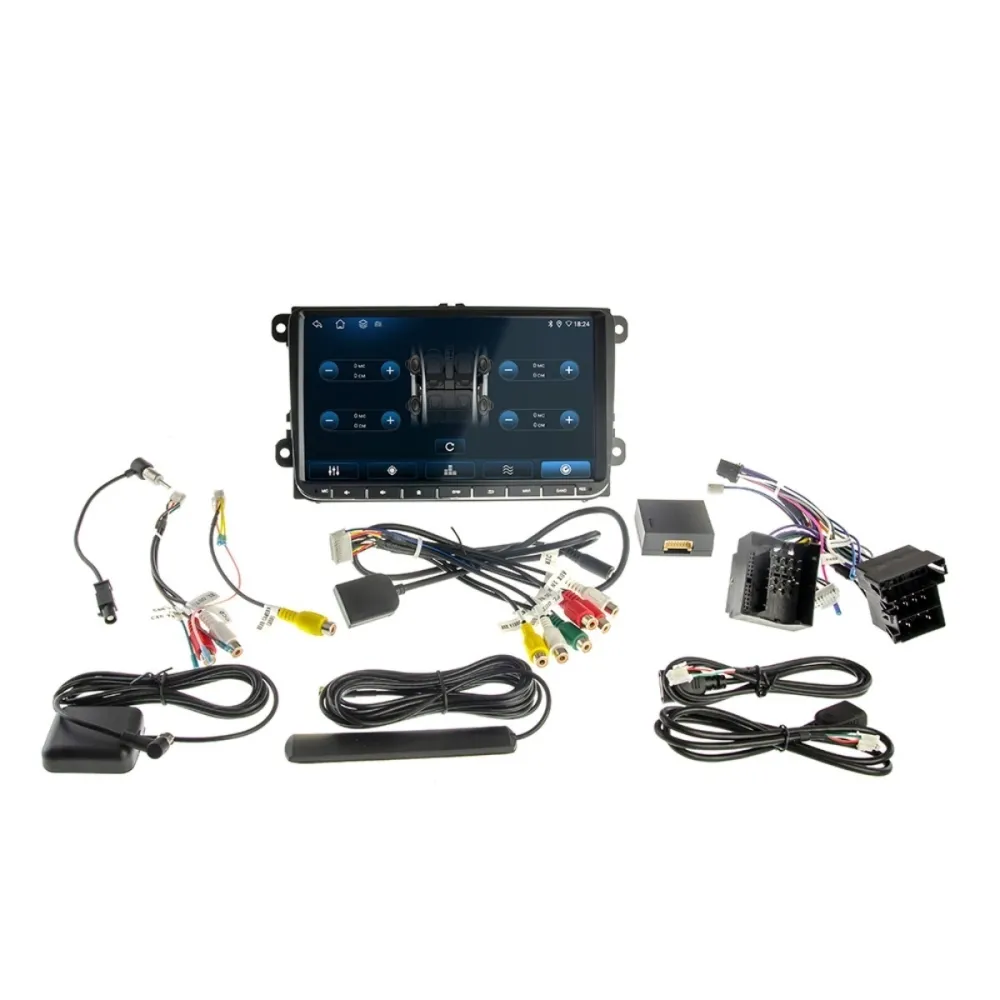 Штатна Android автомагнітола Cyclone для VW SKODA SEAT (4x64 CarPlay Android Auto) DSP 9 дюймів