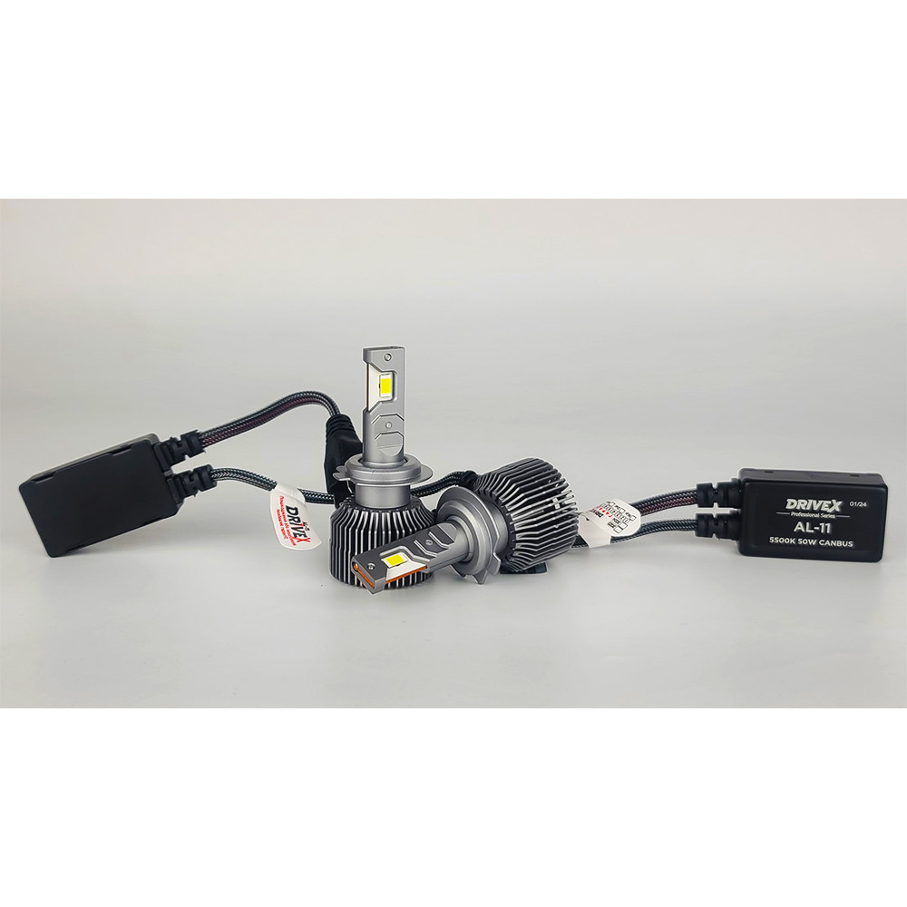 LED лампи автомобільні DriveX AL-11S H7 5500K 50W CAN