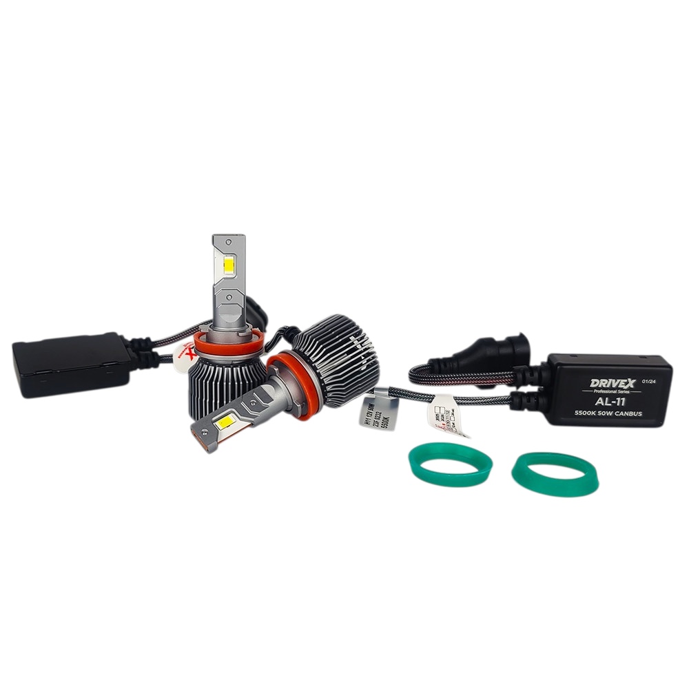 LED лампи автомобільні DriveX AL-11S H11 5500K 50W CAN