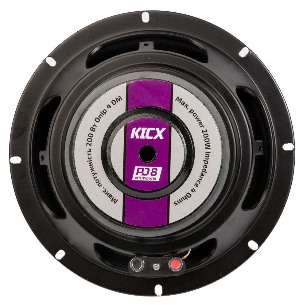 Динаміки мідбас Kicx PD8 (20 см) 80W