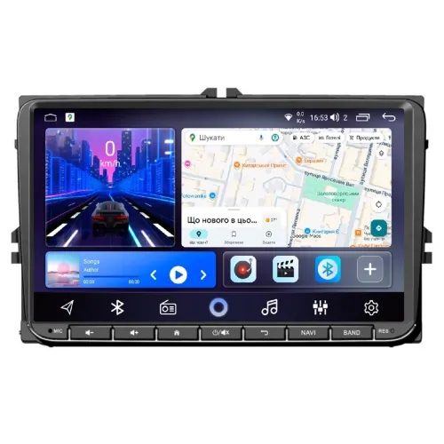 Android магнітола Cyclone VW9 для VAG Group (4x64 DSP CarPlay Android Auto) 9"