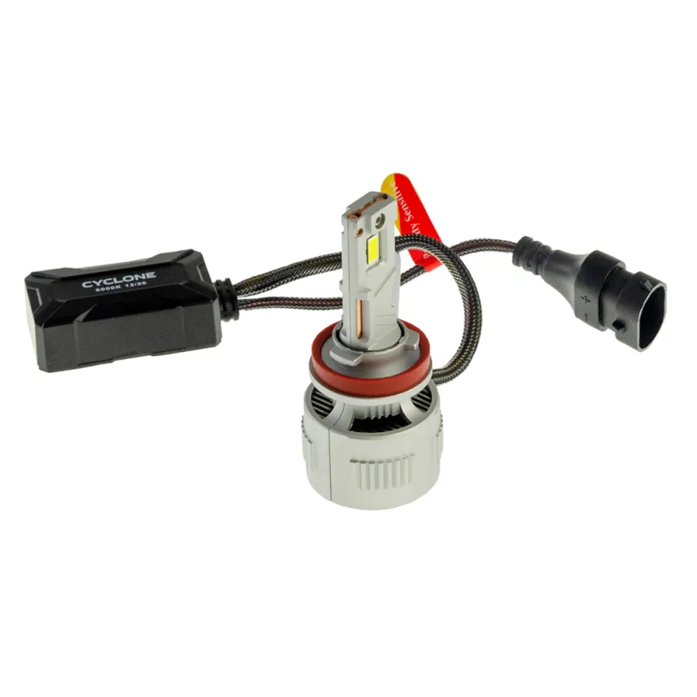 Світлодіодні лед лампи CYCLONE Type-52 H11 100W 9-60V (2 шт.)