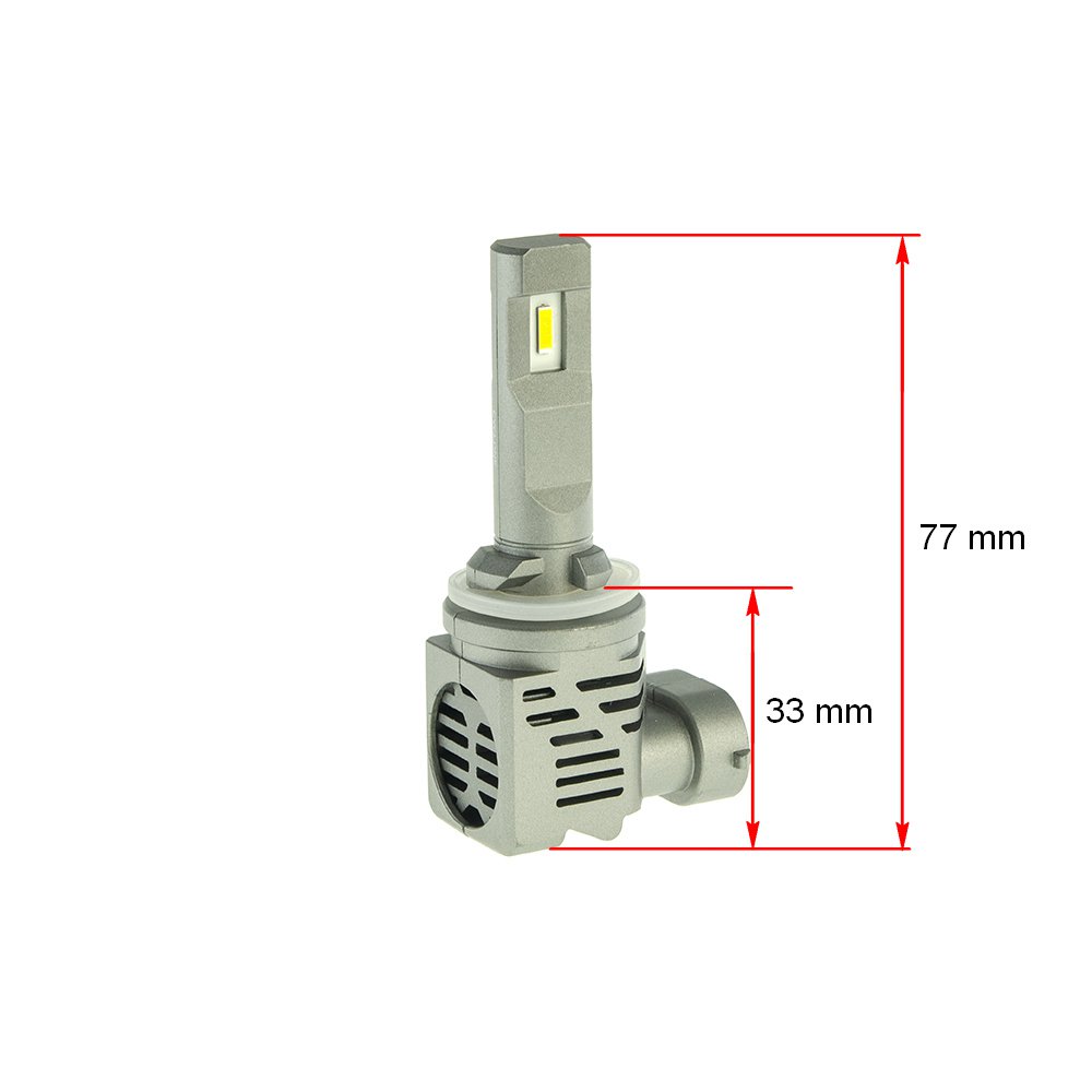 Led лампы CYCLONE LED H27 5000K 4600LM TYPE 33 (2 шт.)