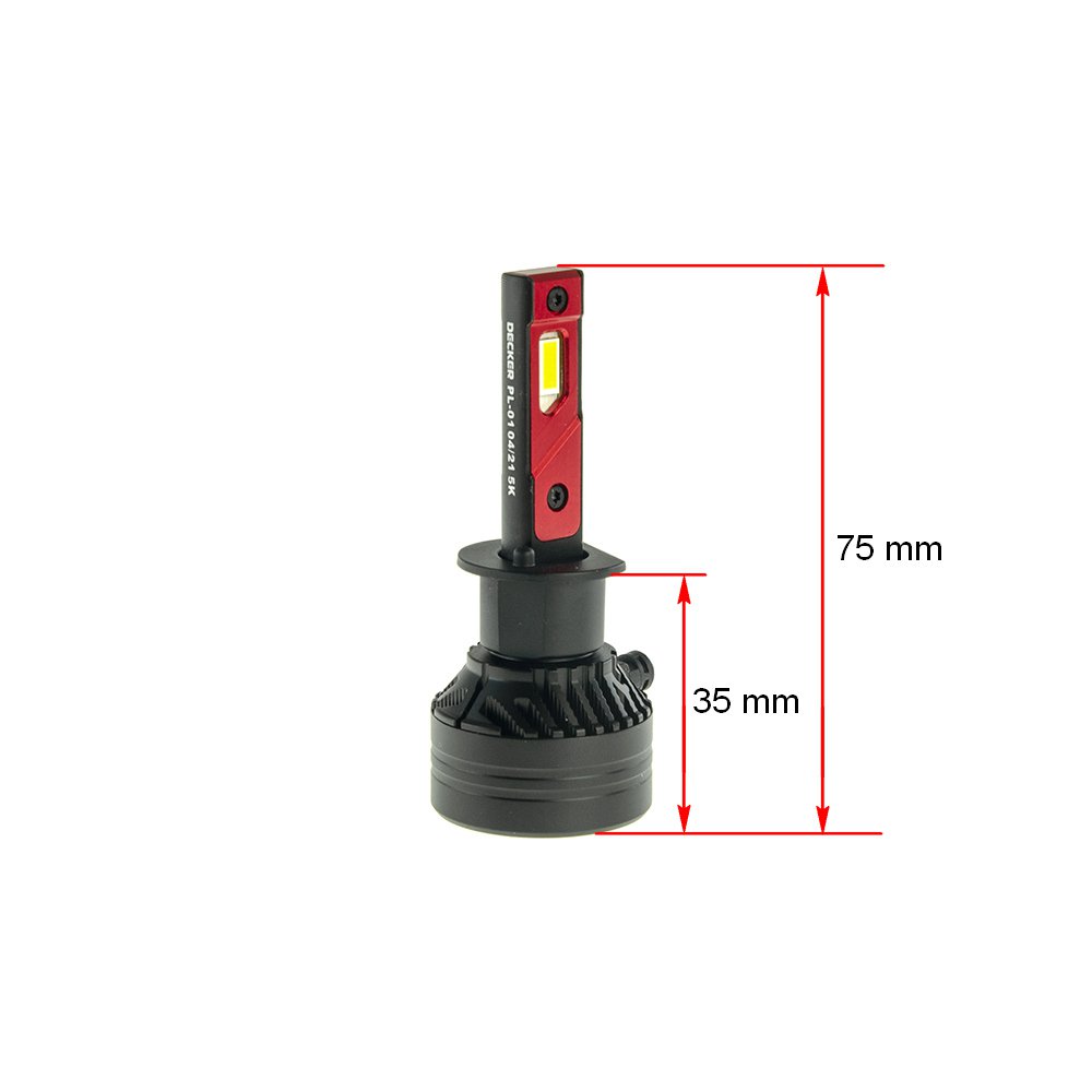 Комплект Led ламп DECKER LED PL-01 5K H1