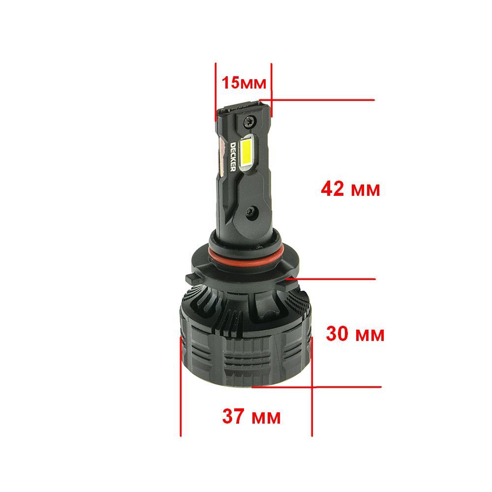 Комплект Led ламп DECKER LED  PL-03 65W 5000K HB4 (9006)
