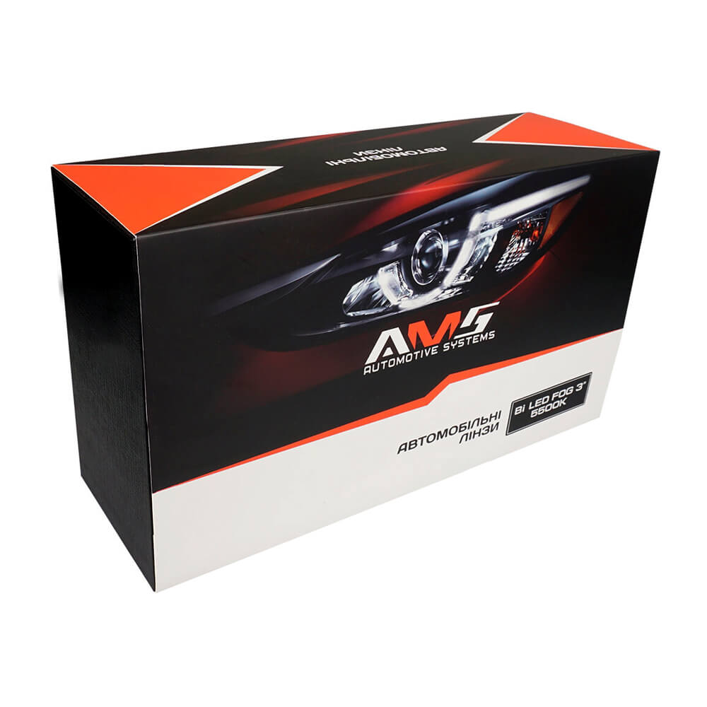 Протитуманні Bi-Led лінзи AMS FOG 3" 5500K (2 шт.)