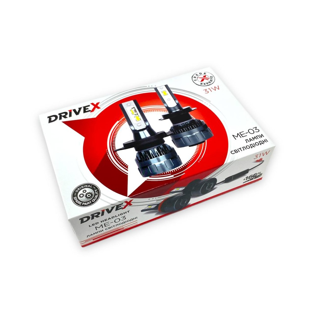 Led лампы DriveX ME-03 H11 31W 6000K (2 шт.)