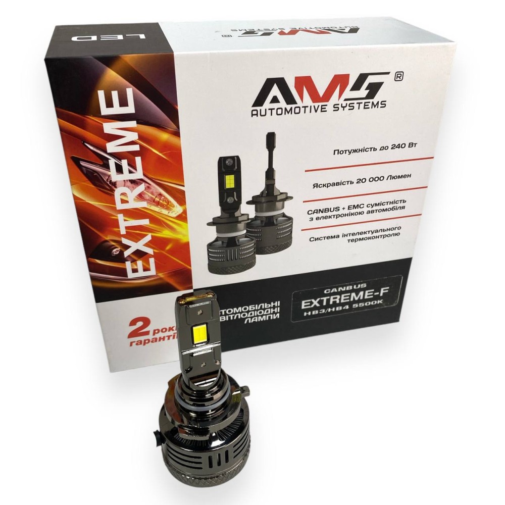 Led лампи AMS Extreme Power-F HB3 (9005) 65W 5500K Canbus (2 шт.)