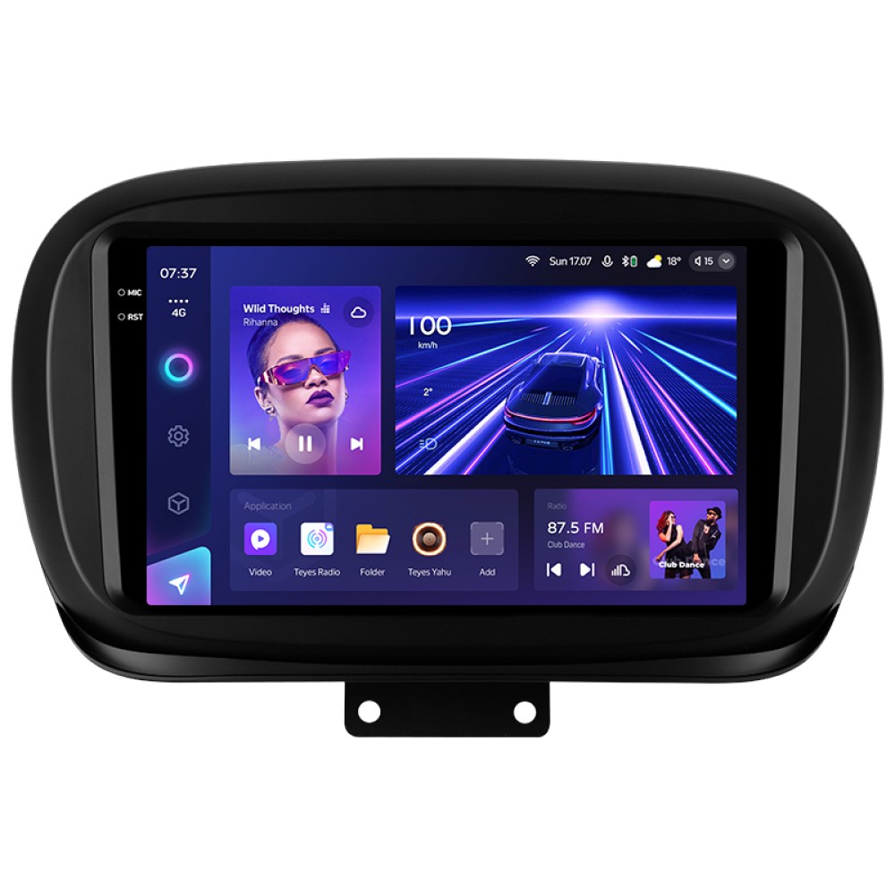Штатна магнітола Teyes CC3 4+32 Gb Fiat 500X 2014-2020 9" 2k (L1)