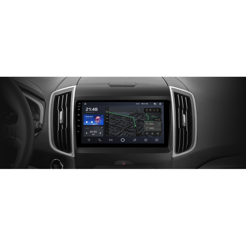 Штатная магнитола AMS T910 6+128 Gb Ford Edge 2 2015-2018 (F1) 9"