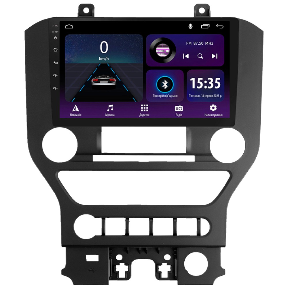 Автомобільна штатна магнітола SIGMA E9232 ANDROID 10 2+32 Gb Ford Mustang VI S550 (F2) 2014-2021 9" (L2) дюймів