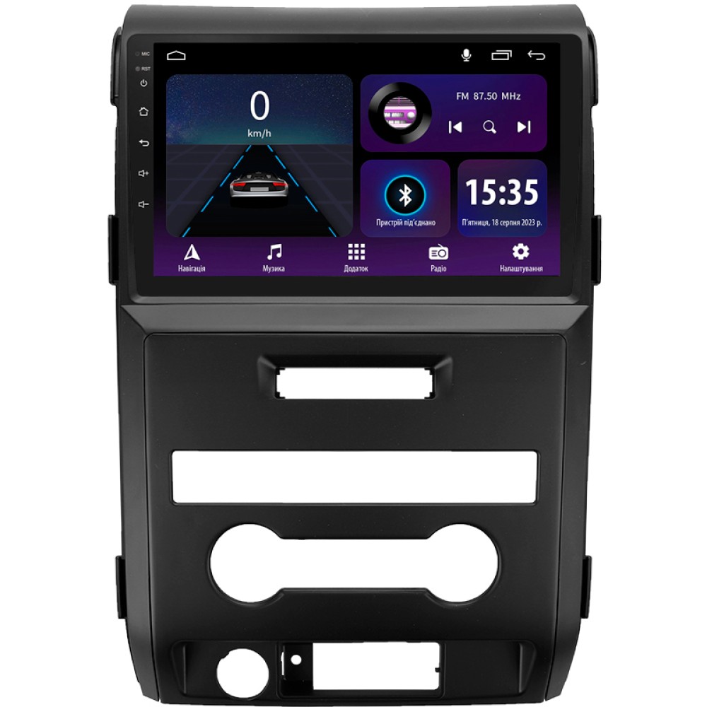 Автомобильная штатная магнитола SIGMA E9232 ANDROID 10 2+32 Gb Ford F150 P415 Raptor 2008-2014 (F2) 9" (L3) дюймов