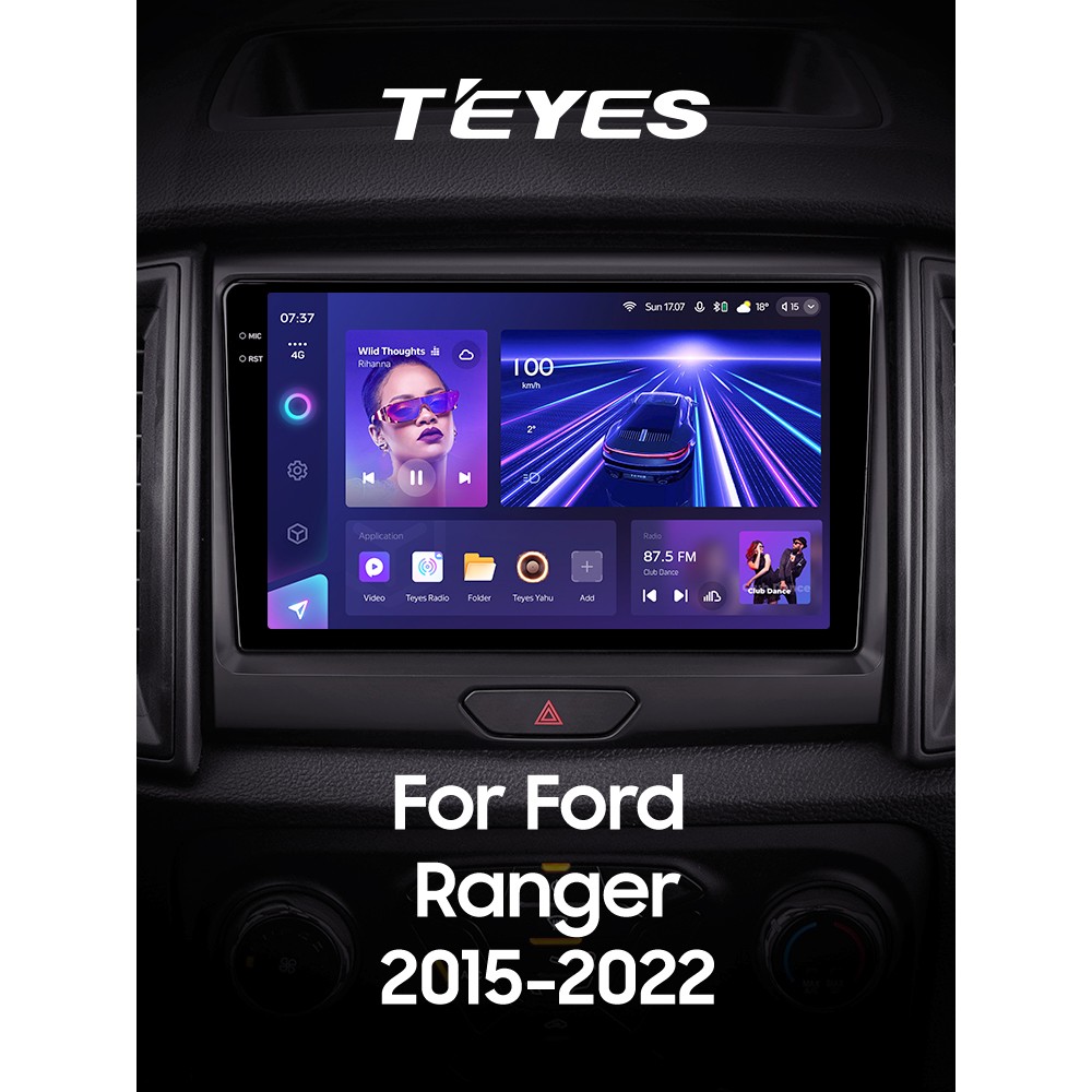Штатна магнітола Teyes CC3 6+128 Gb Ford Ranger P703 2015-2022 (C) 9" 2k