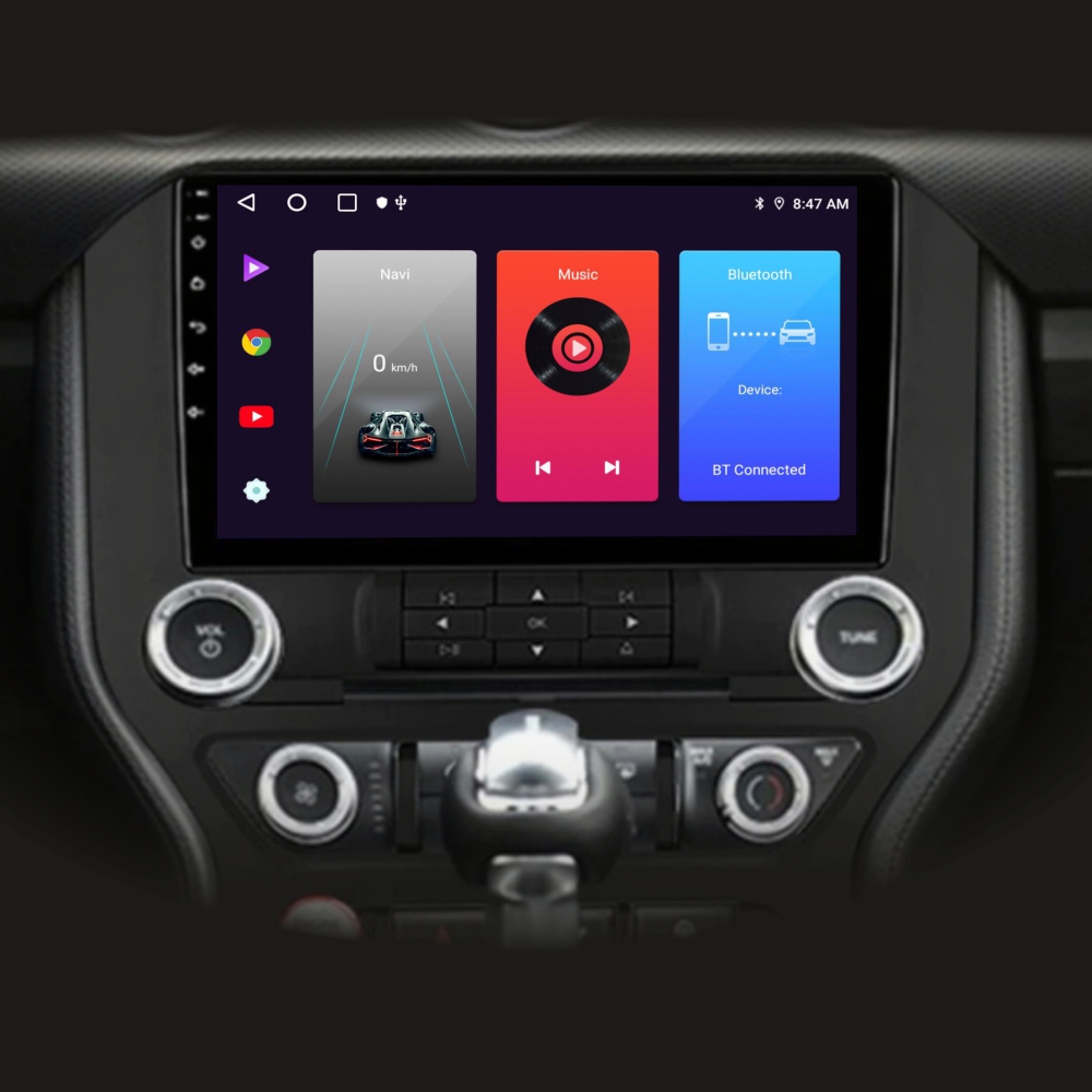 Автомобільна штатна магнітола SIGMA F9216 ANDROID 10 2+32 Gb Ford Mustang VI S550 (F1) 2014-2021 9" (L1)