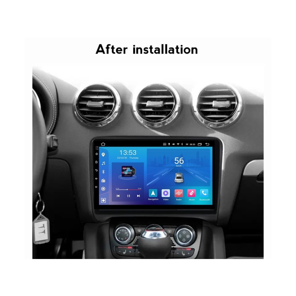 Штатная магнитола FORS.auto FS 1 LITE для Audi TT (1+32Gb, 9") 2006-2014