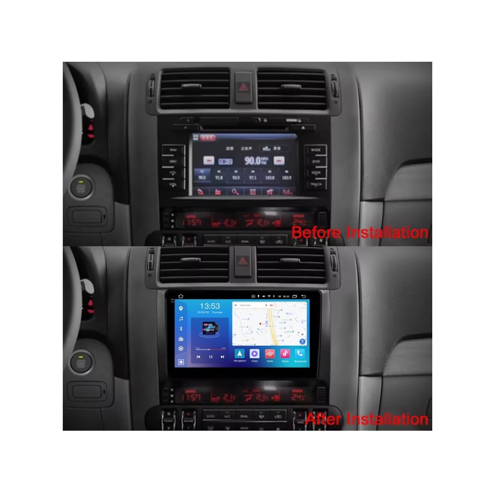 Штатна магнітола FORS.auto FS 4 MAX для Kia Borrego/Mohave (4+32Gb, 9") 2008-2016