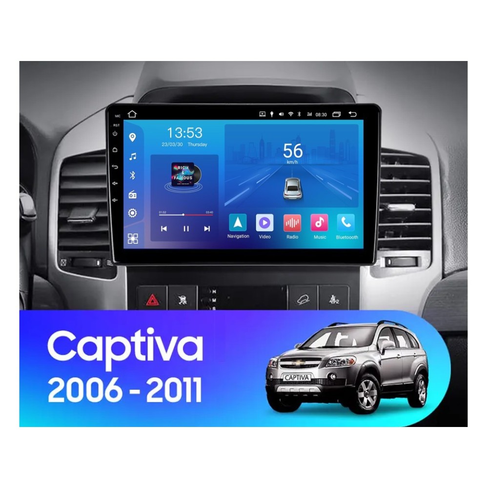 Штатна магнітола FORS.auto FS 1 LITE для Chevrolet Captiva (1+32Gb, 9") 2006-2011