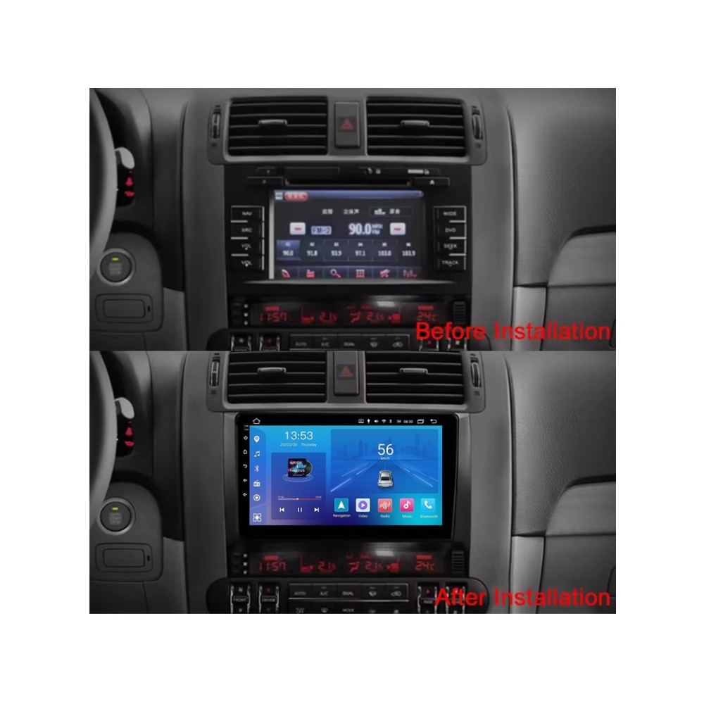 Штатна магнітола FORS.auto FS 1 LITE для Kia Borrego/Mohave (1+32Gb, 9", ) 2008-2016