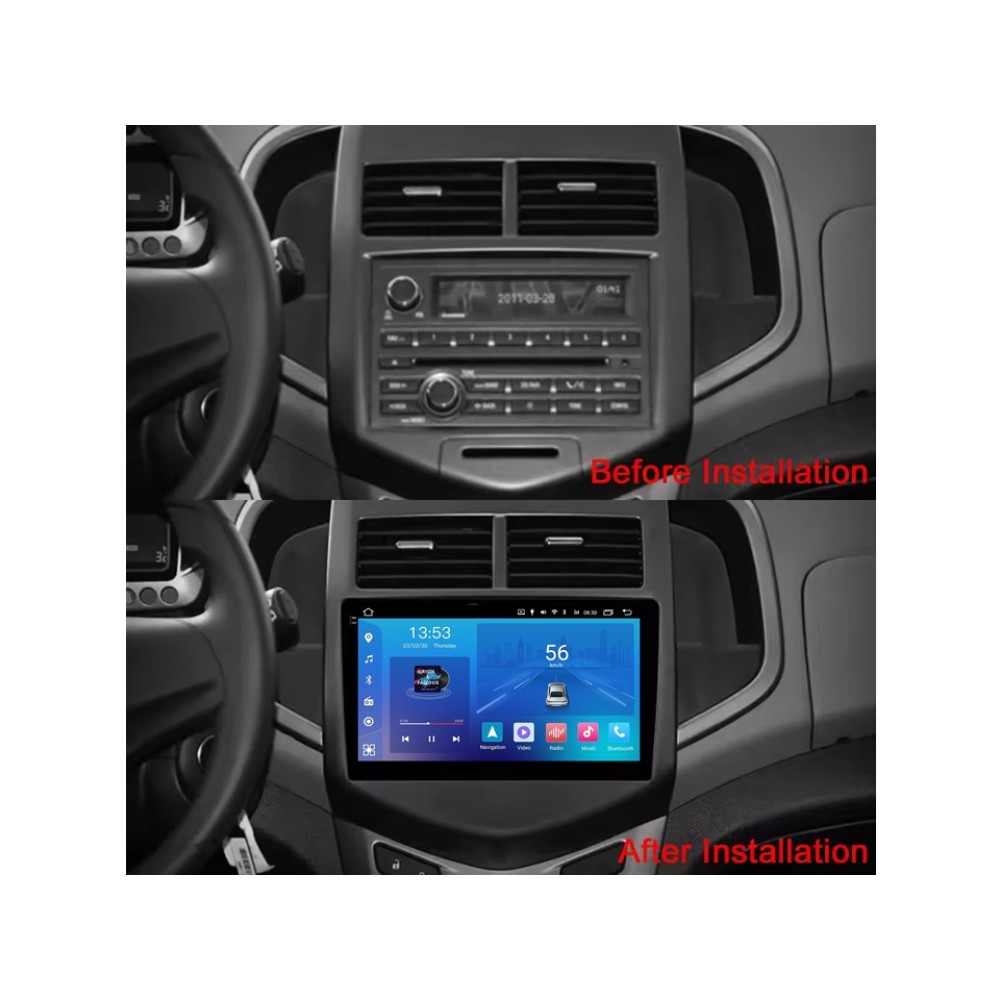 Штатна магнітола FORS.auto FS 2 ULTRA для Chevrolet Aveo (2+32Gb, 9") 2011-2015