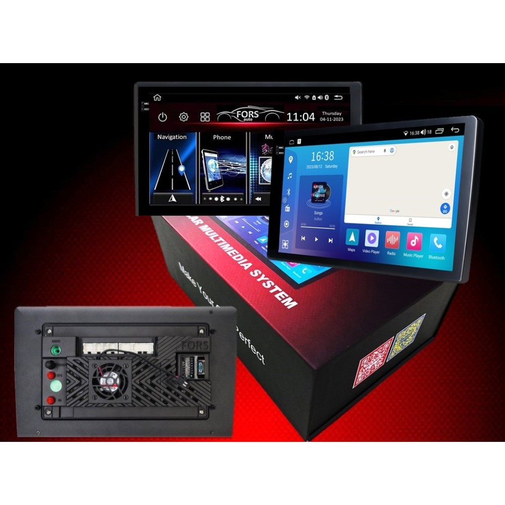 Штатна магнітола FORS.auto FS 6 MAX для Chevrolet Epica/Lova/Captiva/Gentra/Aveo (6+128Gb, 9") 2006-2011