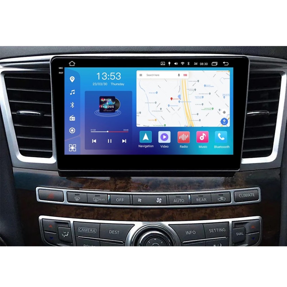 Штатна магнітола FORS.auto FS 2 PRO для Infiniti QX60 (2+32Gb, 9") 2013-2016