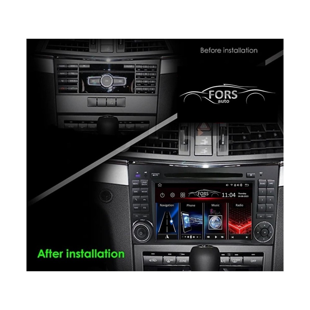 Штатная магнитола FORS.auto FS 2 ULTRA для Mercedes-Benz (7", 2+32Gb, CarPlay) B200/B-Class (W245) 2005-2011/A-Class (W169) 2004-2012/Vito (W639)//Viano (W639) 2006-2014/Sprinter (W906) 2006+