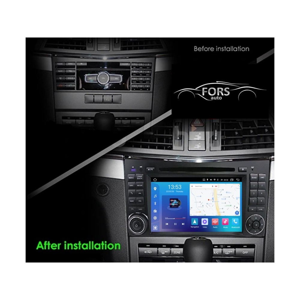 Штатная магнитола FORS.auto FS 2 PRO для Mercedes-Benz (7", 2+32Gb, CarPlay) B200/B-Class (W245) 2005-2011/A-Class (W169) 2004-2012/Vito (W639)//Viano (W639) 2006-2014/Sprinter (W906) 2006+