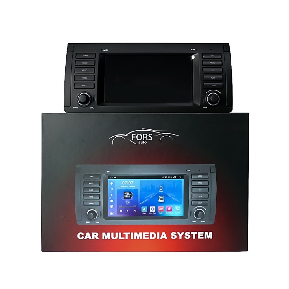 Штатна магнітола FORS.auto FS 2 ULTRA BMW E53 (2+32Gb, 7", CarPlay) 1999-2006