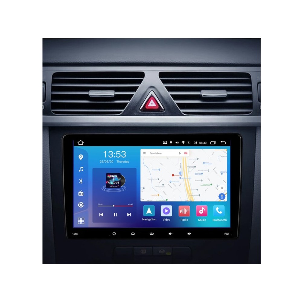 Універсальна магнітола FORS.auto для Volkswagen 2 PRO (9", 2+32Gb, CarPlay)
