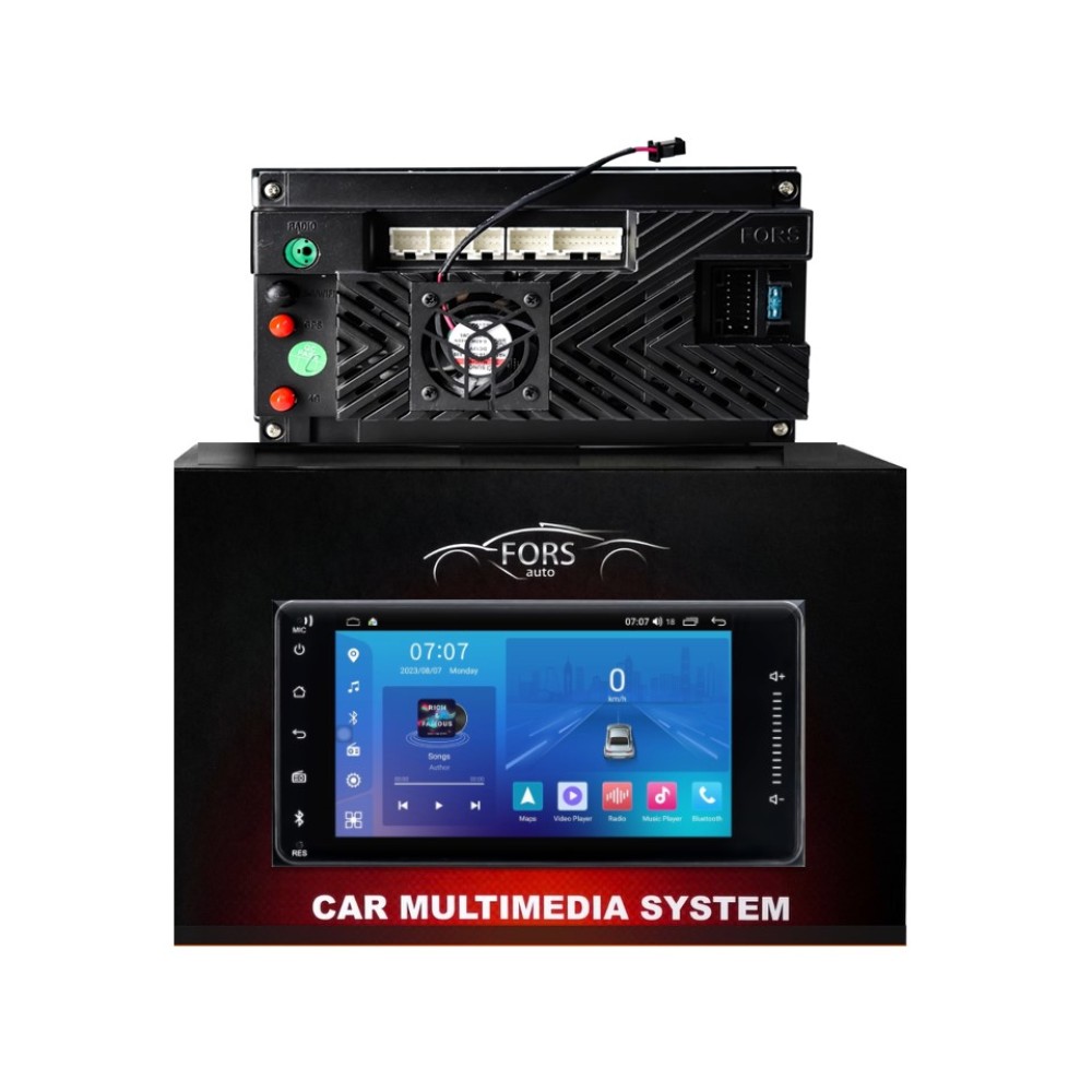 Універсальна магнітола FORS.auto для Toyota TU 2 ULTRA (7", 2+32Gb, CarPlay)