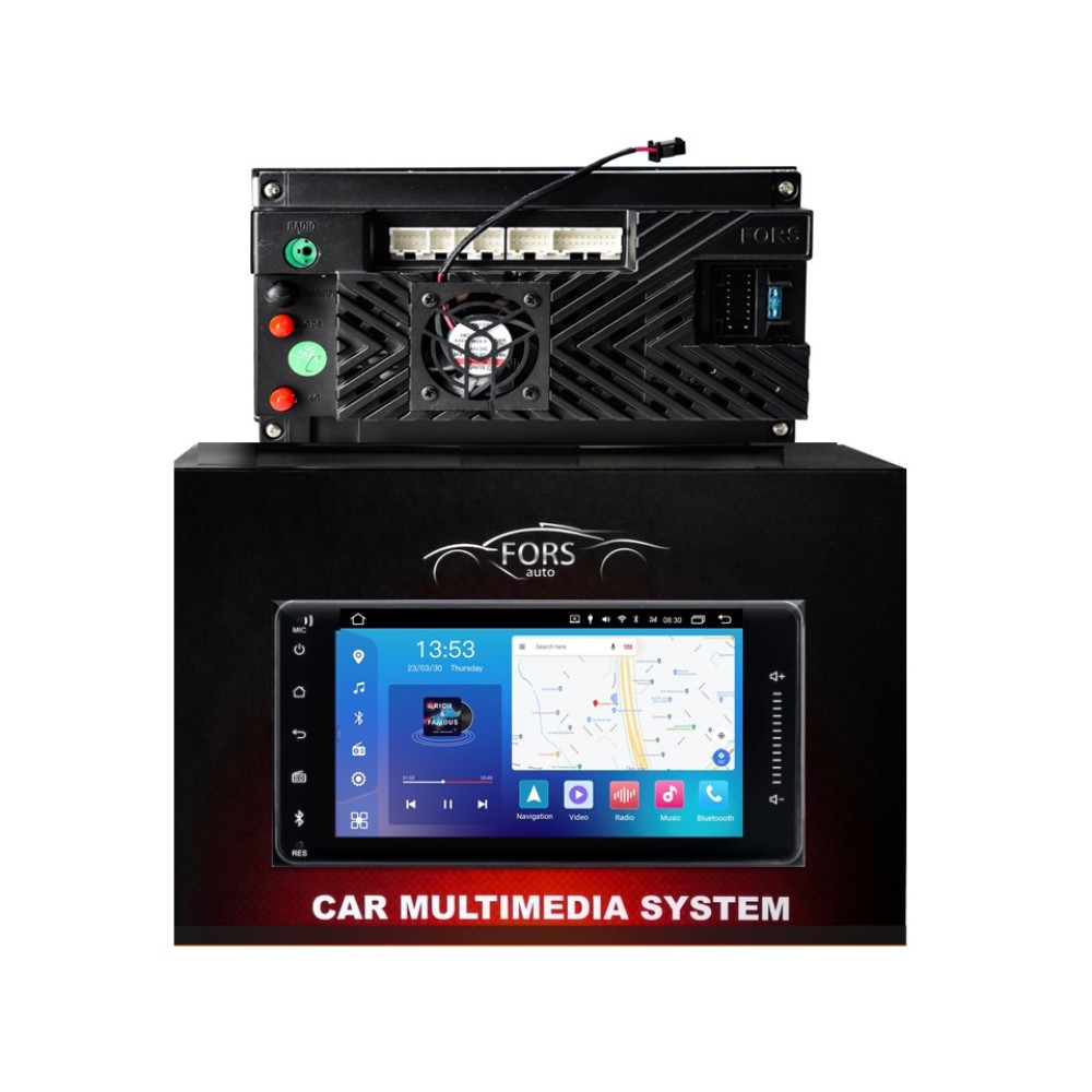 Універсальна магнітола FORS.auto для Toyota TU 2 PRO (7", 2+32Gb, CarPlay)