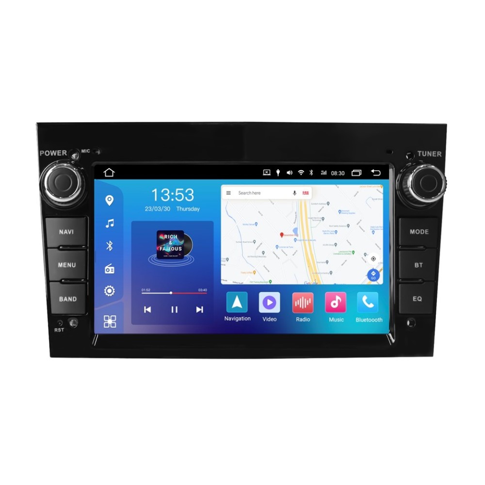 Штатна магнітола FORS.auto 2 PRO-OP-B Opel Astra/Vectra/Zafira/Corsa (7", 2+32Gb, Black) 1998-2009