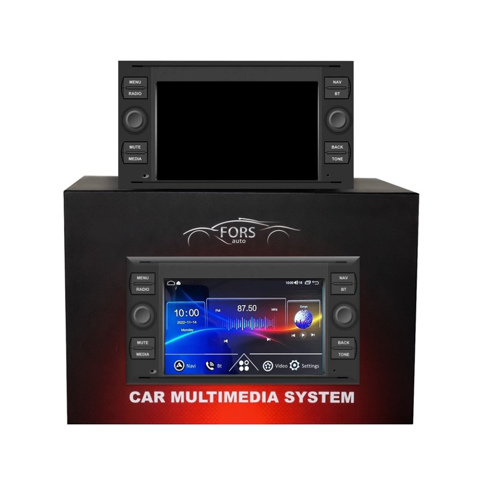 Штатна магнітола FORS.auto M100 Ford Focus/Mondeo/S-Max/C-Max/Kuga/Fiesta/Fusion (7 inch, black) 2007-2011