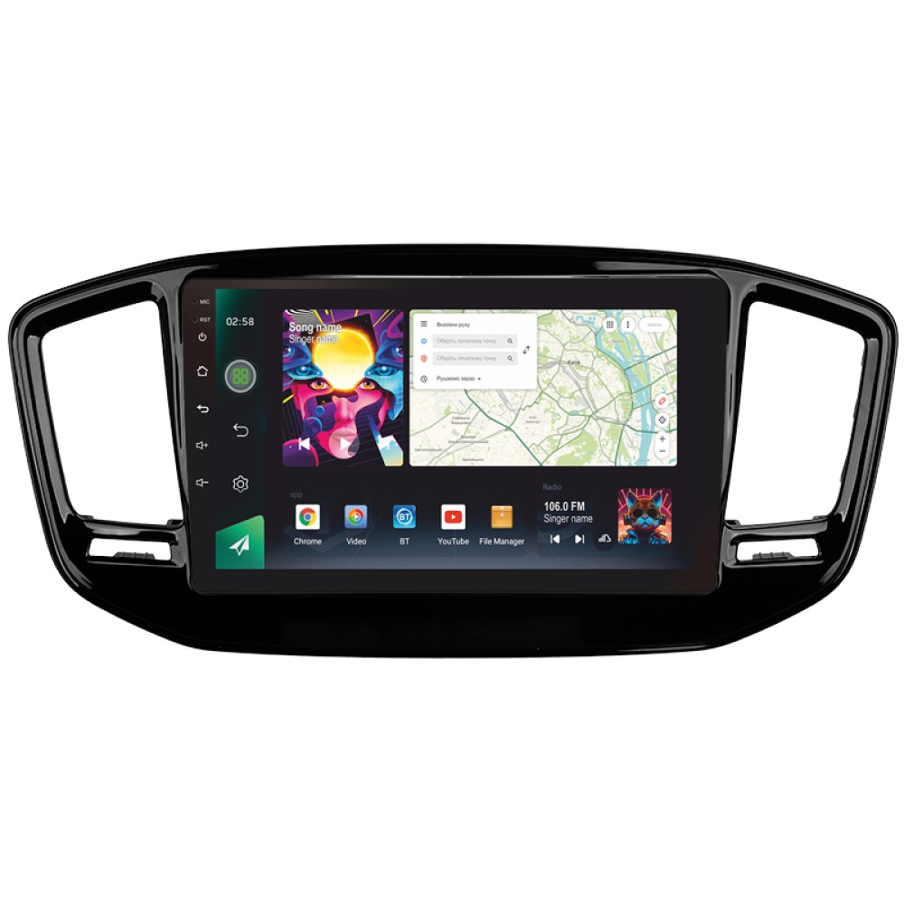 Автомобільна штатна магнітола SIGMA PRO 9464 ANDROID 12 4+64 Gb 4G DSP Geely Emgrand X7 Vision X6 Haoqing SUV 2014-2020 9" (L1) дюймів