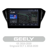 Штатна магнітола AMS T1010 6+128 Gb Geely GS 2016-2020 Emgrand EC7 1 2018-2020 (F2) 10"