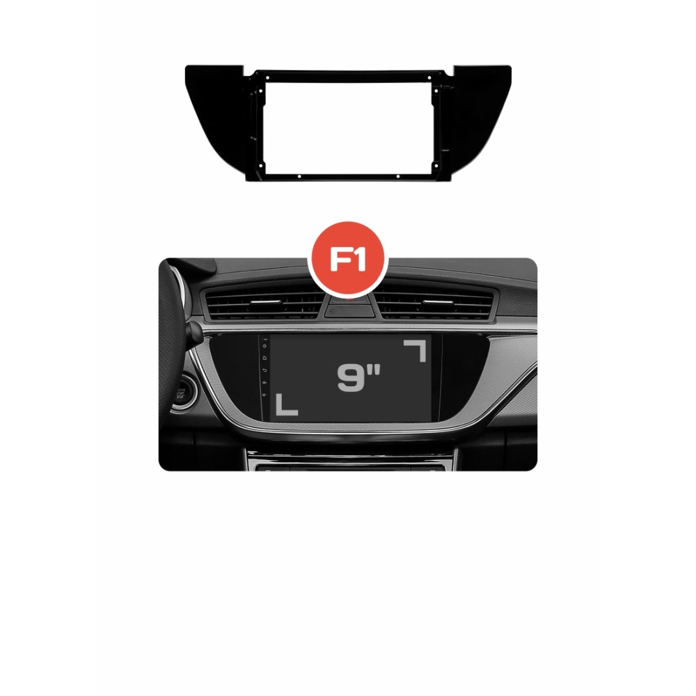 Штатна магнітола AMS T910 6+128 Gb Geely GS 2016-2020 Emgrand EC7 1 2018-2020 (F1) 9"