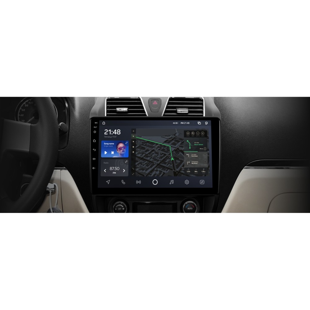 Штатна магнітола AMS T1010 6+128 Gb Geely Emgrand EC7 1 2009-2016 10"