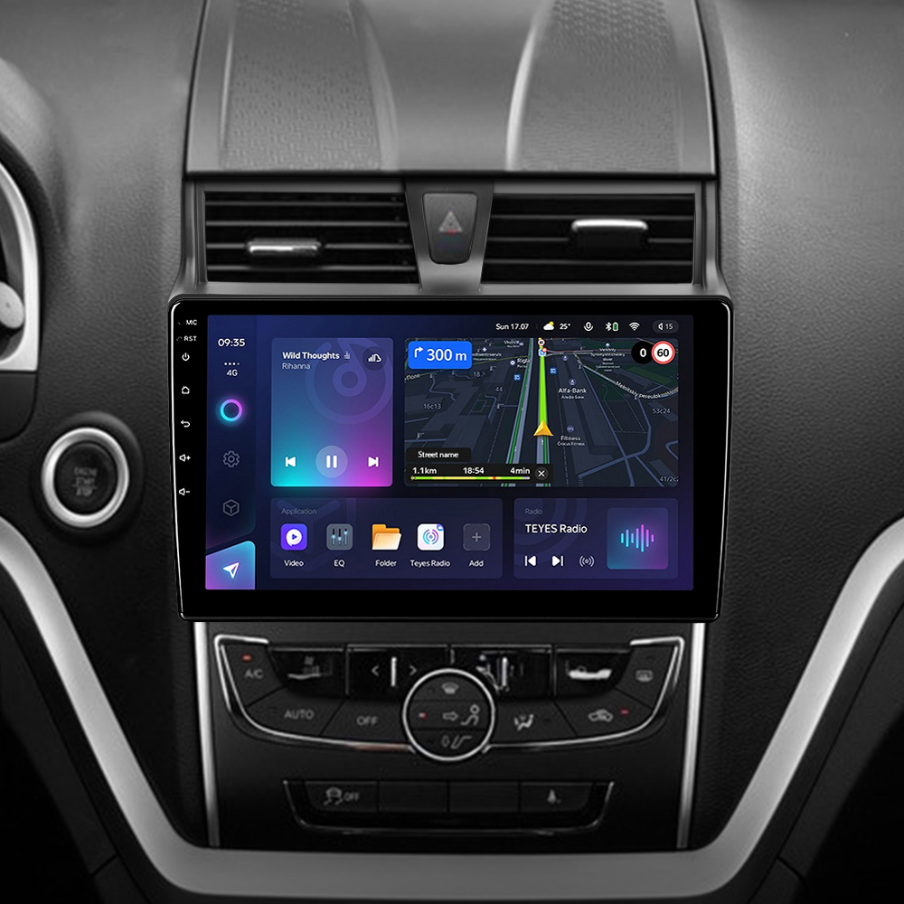 Автомобільна штатна магнітола Teyes CC3L 4+32 Gb Geely Emgrand EC7 1 2016-2018 9"