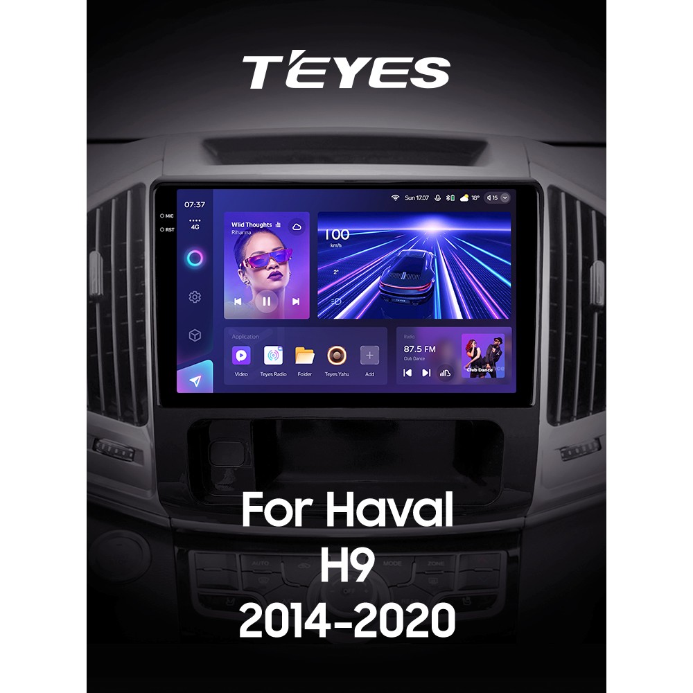 Штатна магнітола Teyes CC3 3+32 Gb GREAT WALL Haval H9 2014-2020 (A) 10" 2k
