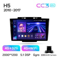 Штатна магнітола Teyes CC3 4+32 Gb Great Wall Hover H5 1 2010-2017 9" 2k