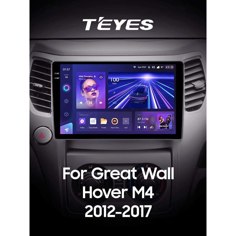 Штатна магнітола Teyes CC3 4+32 Gb Great Wall Hover M4 1 2012-2017 10" 2k