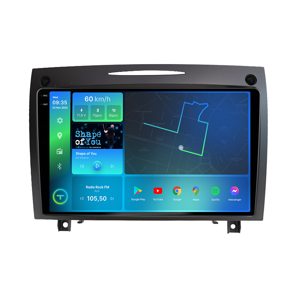 Штатна магнітола 2K Torssen Mercedes SLK 2006-2010 F9432 4G Carplay DSP
