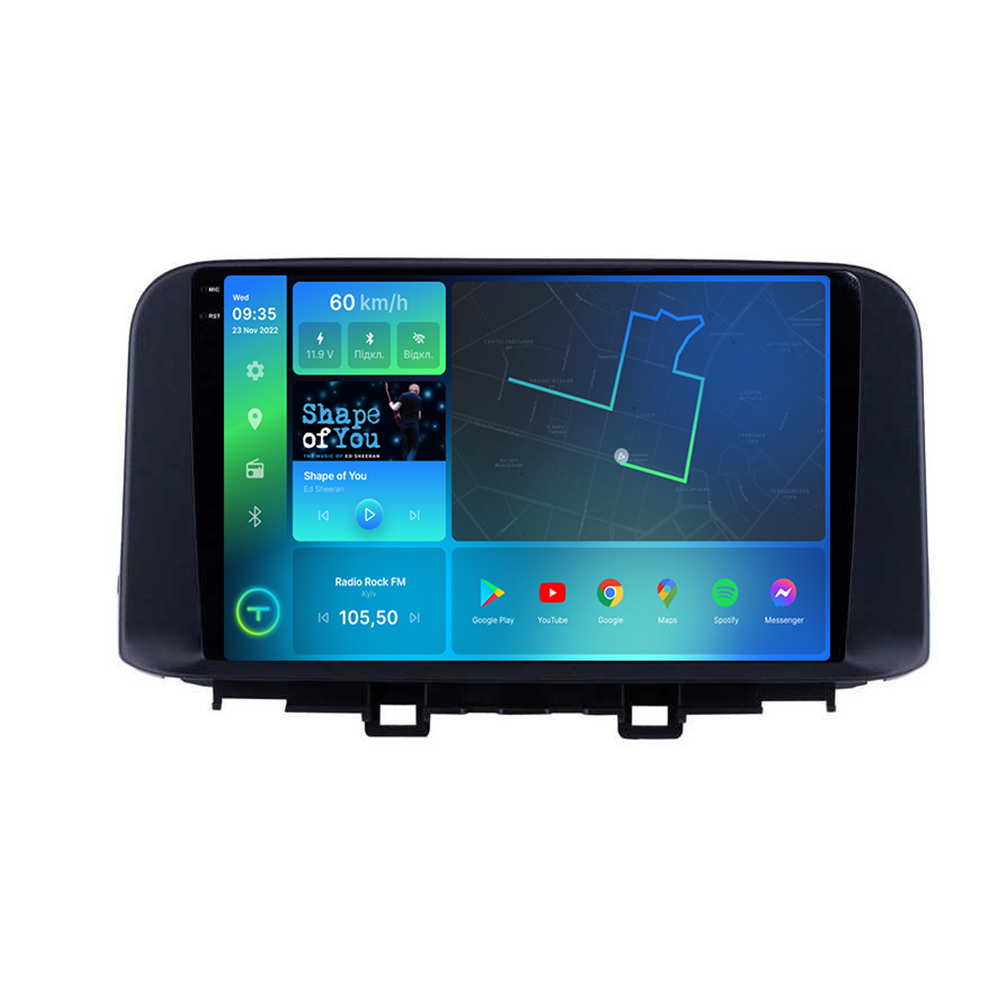 Штатна магнітола Torssen 2K Hyundai Kona 17+ F10432 4G Carplay DSP