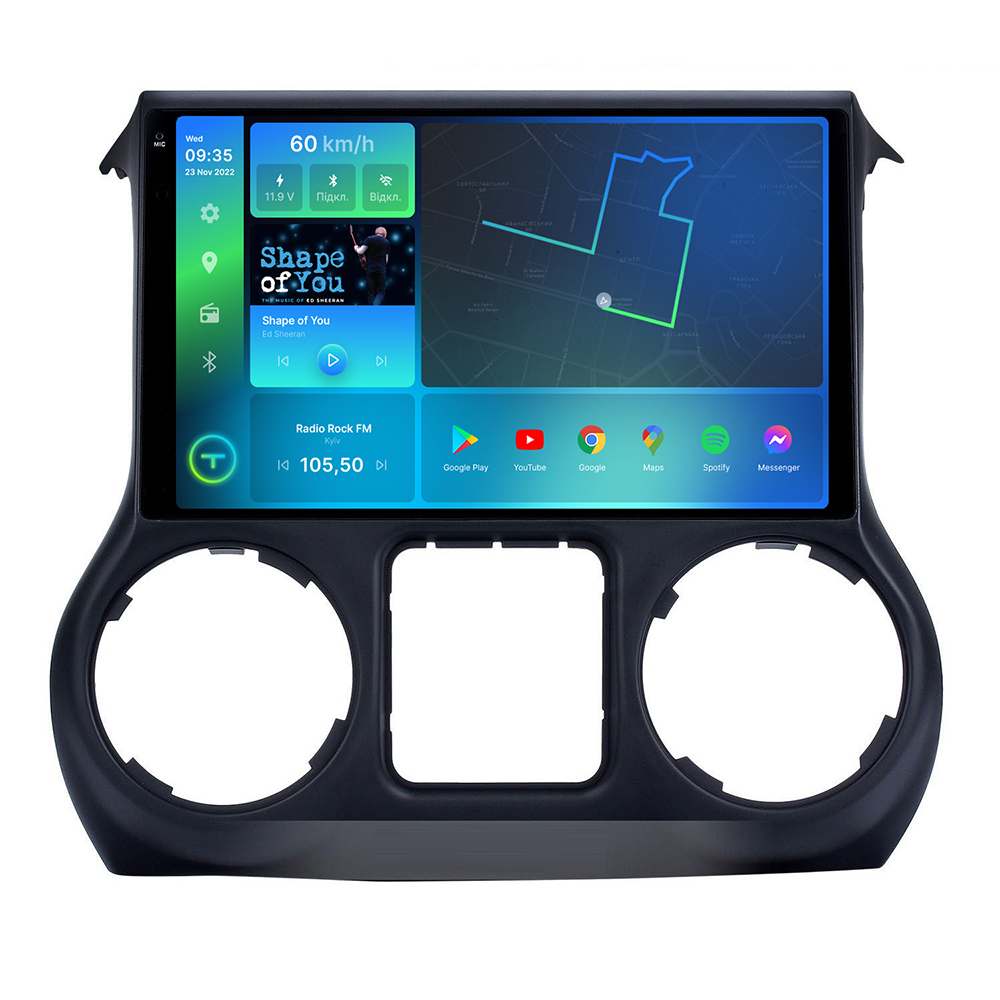 Штатна магнітола Torssen 2K Jeep Wrangler 11-14 F9432 4G Carplay DSP